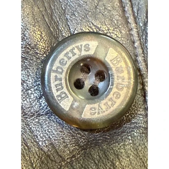 Vtg Burberrys Lamb Nappa Leather Field Jacket EU 56 Removable Nova Check Liner - Picture 9 of 16